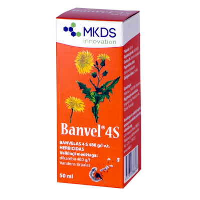 Banvel herbicidas vejoms, 50 ml